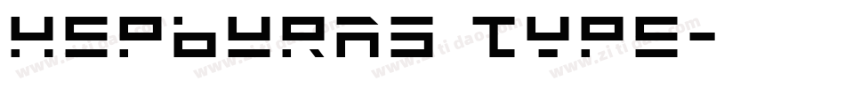 Hepburns Type字体转换